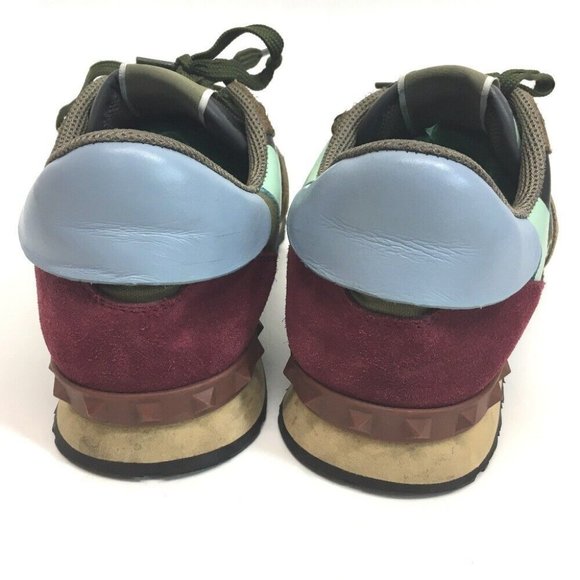 VALENTINO GARAVANI Lock runner Camouflage studs Sneakers Multicolore - Picture 3 of 9